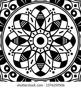 Mandala for coloring book