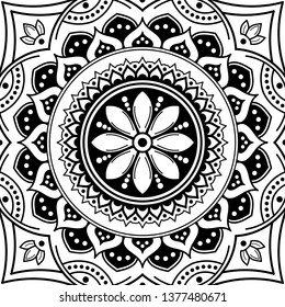 Mandala for coloring book