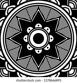Mandala for coloring book
