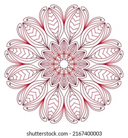 Mandala for Coloring book and decoration