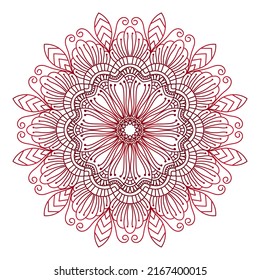 Mandala for Coloring book and decoration