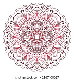 Mandala for Coloring book and decoration
