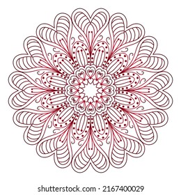 Mandala for Coloring book and decoration