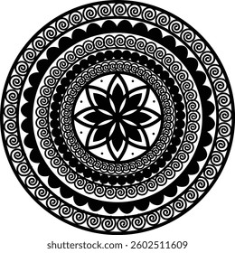 Mandala Coloring Book Design For Adults
