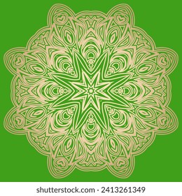 Mandala coloring book for kids.mandala coloring book. Vector.