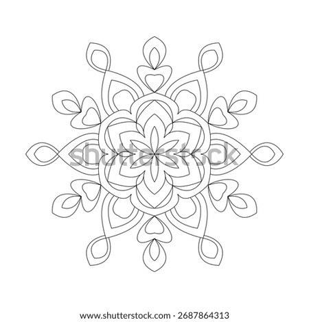 Mandala coloring book Marvel page for Kids. Easy Mandala Coloring Book Pages for Adults to Relax, Experiences Give Relief. Resizeable Vector File