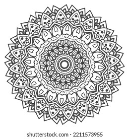 mandala for coloring book. oriental vector. ornament round mandala  Perfect for use in any other kind of design.
