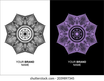 
mandala for coloring book. or also for other ornaments, examples can be used as a background for business cards, posters, brochures