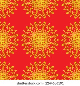 Mandala Coloring Buchseitendesign. Einfaches Farbdesign für Anfänger. Mehndi Blumenmuster für Henna Zeichnung und Tattoo. Dekoration im orientalischen, indischen Stil