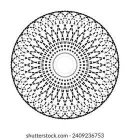 Diseño de páginas del libro Coloreado de Mandala. Sencillo diseño de color Mandala para principiantes, adultos mayores y niños. Patrón de flores de Mehndi para dibujar y tatuar Henna. flor, hojas, círculo, estilo doodle, tatuaje, 