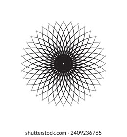 Mandala Coloring Buch Page Design. Einfaches Mandala Farbdesign für Anfänger, Senioren und Kinder. Mehndi Blumenmuster für Henna Zeichnung und Tatto. Blume, Blätter, Kreis, Doodle-Stil, Tätowierung 