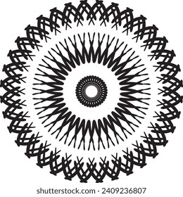 Mandala Coloring book Page design. Simple Mandala coloring design for beginners, seniors and children. Mehndi flower pattern for Henna drawing and tatto. flower, leaves, circle, doodle style, tattoo, 