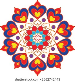 Mandala for Coloring Book Page. Oriental Mandala vector. Mandala art vector illustration. Vector abstract mandala pattern.