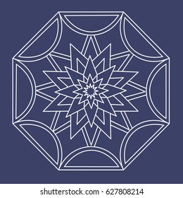 Mandala. Coloring book pages.