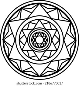 Mandala coloring book simple and basic for beginners, seniors and children. Set of Mehndi pattern for Henna drawing and tattoo. Decoration in ethnic , Indian style.