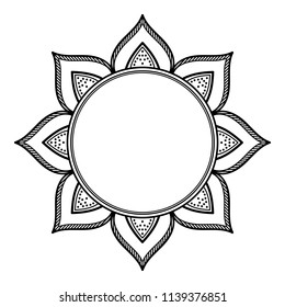 Mandala for Coloring Book, Vector EPS10