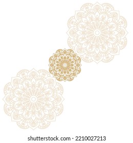 mandala Coloring book. wallpaper design, tile pattern, shirt, greeting card, sticker, lace pattern and tattoo. decoration for interior design. Vector ethnic oriental circle ornament. white background