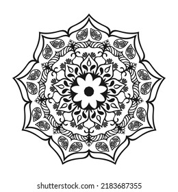 mandala coloring books and pages design