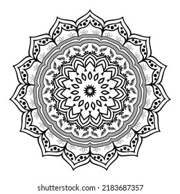 mandala coloring books and pages design