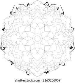 Mandala coloring designs for adults