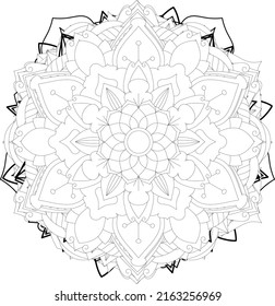 Mandala coloring designs for adults
