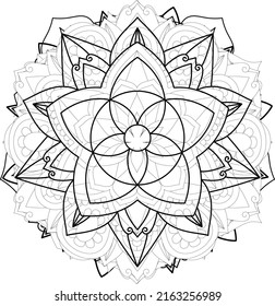 Mandala coloring designs for adults