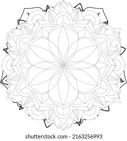 Mandala coloring designs for adults