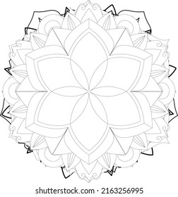 Mandala coloring designs for adults