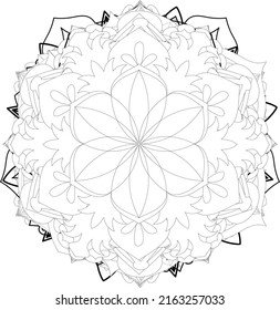 Mandala coloring designs for adults