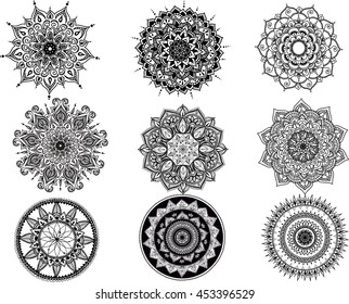 Mandala Coloring Illustration