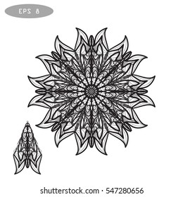 Mandala Coloring Illustration for 