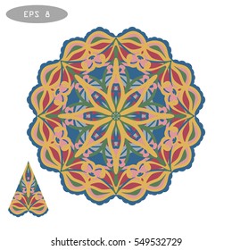 Mandala Coloring Illustration 5
