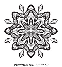 Mandala Coloring Illustration2