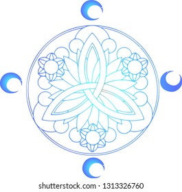 mandala coloring page