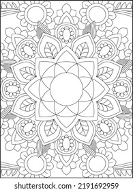 Mandala Coloring Page. Coloring Page. Mandala