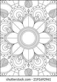 Mandala Coloring Page. Coloring Page. Mandala