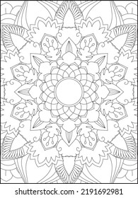 Mandala Coloring Page. Coloring Page. Mandala