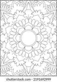 Mandala Coloring Page. Coloring Page. Mandala