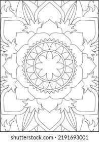 Mandala Coloring Page. Coloring Page. Mandala