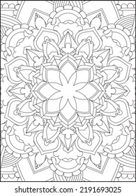 Mandala Coloring Page. Coloring Page. Mandala