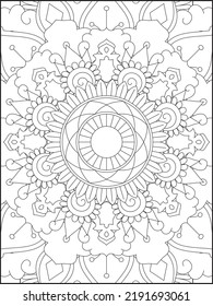 Mandala Coloring Page. Coloring Page. Mandala
