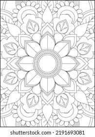 Mandala Coloring Page. Coloring Page. Mandala