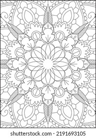 Mandala Coloring Page. Coloring Page. Mandala