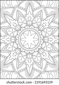 Mandala Coloring Page. Coloring Page. Mandala