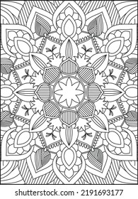 Mandala Coloring Page. Coloring Page. Mandala