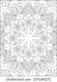 Mandala Coloring Page. Coloring Page. Mandala