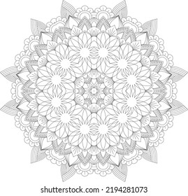 Mandala Coloring Page . Mandala