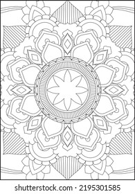 Mandala Coloring Page.  Coloring Page
