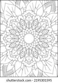 Mandala Coloring Page.  Coloring Page