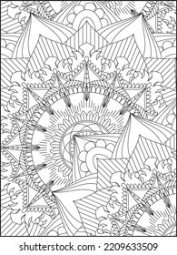 Mandala Coloring Page. Mandala. Coloring Page
